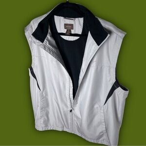 GREG Norman for Tasso Elba Golf Lightweight Silver Vest Size Large